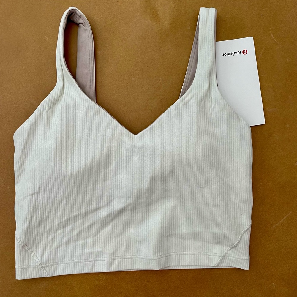 lululemon athletica White Crop Top